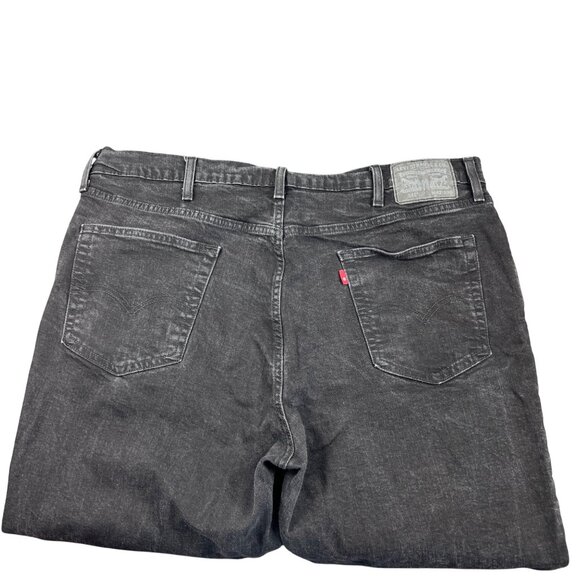 Levis Mens Black 541 Athletic Fit Tapered Jeans 42x30 Inseam 28.5” - Picture 4 of 11